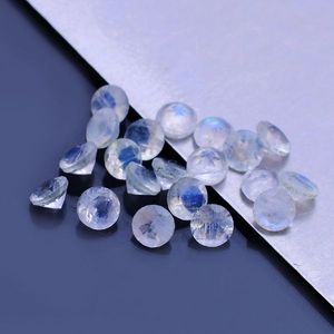 25 piezas de piedra lunar arcoíris Natural 3mm corte redondo 2mm piedra preciosa gruesa 2,55 Ct lote Iroc ventas piedra preciosa de alta calidad faceta de piedra suelta - Product Image 2