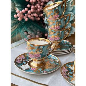 Tazza di caffè turco 24K Afet-i Devran 12 pezzi per 6 persone - Product Image 2