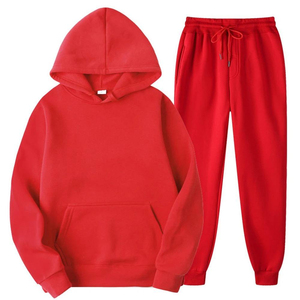 Nouveaux ensembles de survêtements unisexes vierges pour le fitness, comprenant un sweat à capuche, un pantalon de jogging et un pantalon cargo, ensembles 2 pièces - Product Image 2
