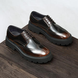 Chaussures de bureau en cuir véritable pour hommes, avec soutien et personnalisation, pour acheteurs professionnels - Product Image 1
