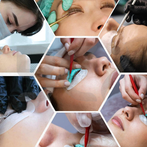 Outils de rehaussement de cils en acier inoxydable antidérapant de bonne qualité, couleur rouge, avec peigne, service OEM, au meilleur prix, pour soins personnels - Product Image 4