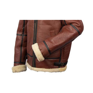 Chaqueta de Cuero Casual Unisex, Manga Larga, Ropa de Abrigo de Invierno, Frente de Lona, para Moda Urbana, Cálida, Cómoda y Duradera - Product Image 4