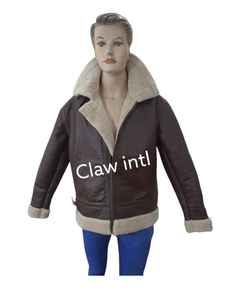 Vestes en cuir pour hommes personnalisées de qualité supérieure OEM Produit de qualité supérieure Veste en cuir Veste en cuir personnalisée Conception de fermeture éclair - Product Image 4