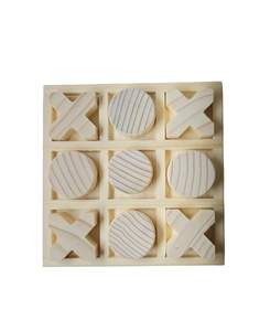 Premium Handcrafted Wooden Tic Tac Toe Game With Solid Build <b>For</b> Kids <b>Adults</b> And Family Classic Strategy Play - Product Image 2