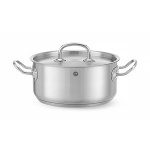 หม้อตุ๋นทรงเตี้ยพร้อมฝาปิด HENDI Kitchen Line ขนาด 2.9 ลิตร สำหรับทำซุปและน้ำสต๊อก 200x(H)95 มม. - Product Image 1