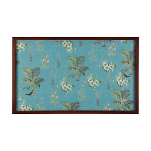 Mesa de desayuno Rectangular de calidad de lujo, con estampado Floral esmaltado, utilizado para servir el desayuno en la cama y decoración del hogar - Product Image 3