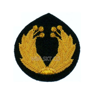 Insigne de lingot de conception 3D brodé à la main personnalisé de haute qualité décorations de Logo en cuir à coudre avec décoration en dentelle en gros - Product Image 1