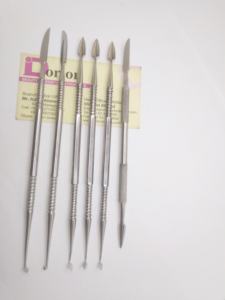 ชุดทันตกรรมแบบพรีเมี่ยมไม้พายสแตนเลสสำหรับการผสมขี้ผึ้งและการสร้างแบบจำลองเครื่องมือผ่าตัดทางทันตกรรมด้วยตนเอง - Product Image 3