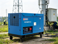 Générateur diesel silencieux 20 kVA, 15 kW, démarrage électrique, bicylindre en V, groupe électrogène AVR, réservoir 26 L, 230 V, 400 V, 1326 cm³, 200 A CC