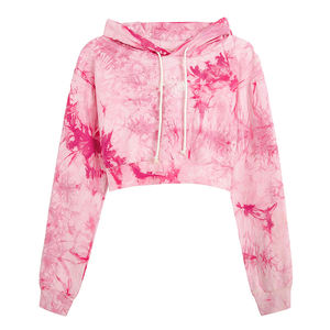 Sweats à capuche et sweats pour femmes pull personnalisé en coton biologique 100% polaire dames sweats à capuche réfléchissants sweat à capuche sexy femmes - Product Image 3