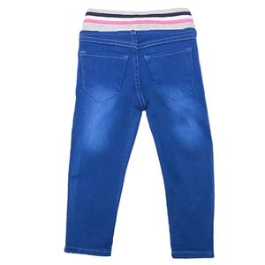 Pantalones Vaqueros Bordados para Niñas - Azul Rey - Product Image 3