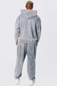 100% coton épais polaire poids lourd sweats à capuche surdimensionnés sweats pour hommes femmes impression personnalisée Logo impression numérique pour l'hiver - Product Image 4