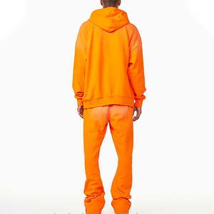 Nueva llegada de los hombres de alta calidad Streetwear de dos piezas chándal personalizable con capucha y pantalón conjunto XL tamaño impreso Technics - Product Image 3