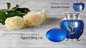 Aluminum Handcrafted Cremation Urn Adult Memorial Funeral <b>Keepsake</b> <b>for</b> Men Women Child and Casket <b>for</b> <b>Ashes</b> Adult Male - Product Image 4