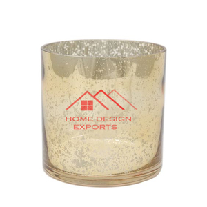 2024 vente chaude bougies décoratives de luxe personnalisé galvanoplastie or verre pot cire haute qualité bougies parfumées - Product Image 3