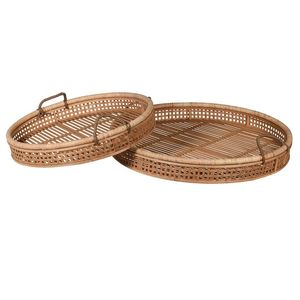 Ratán de bambú artificial de flores de venta directa de alta calidad para bandeja de servicio de ratán de decoración - Product Image 1