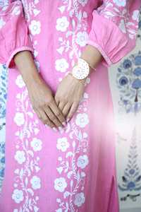 Ropa de algodón de dama de honor de alta calidad, vestido bordado cruzado, globo, manga larga, vestido explosivo elegante, vestido ucraniano para mujer - Product Image 6