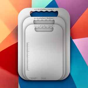 Tabla de cortar de acero inoxidable, tabla de preparación de cocina personalizada, duradera, no tóxica, ligera, apta para lavavajillas, 4mm de espesor - Product Image 4