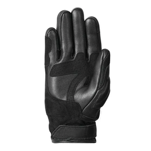 Mens Short Cuff Vented Summer Motorcycle Gloves Black White Motorcycle Auto Racing Wear Genuine Leather Gloves For Men - Product Image 3