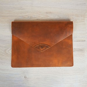 Bolso de cuero genuino de fábrica certificada, funda para portátil con cremallera personalizada de alta calidad, 2017 - Product Image 2