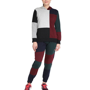 High Quality Custom Size Winter Printed <b>Women</b> Zipper Tracksuits Jogging Suits Breathable 2 in 1 Design - Product Image 4