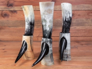 Cuerno de vaca de búfalo Natural 100%, cuerno de bebida Medieval vikingo hecho a mano, elemento decorativo de Animal náutico pulido para cerveza - Product Image 4