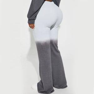 Fashion Longed Breathable High Quality <b>Women</b> Tie-Dyed Fit-Flared Sweat Pants <b>Women</b> Custom Made Casual <b>Trousers</b> For Sales - Product Image 4