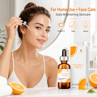 Serum Perawatan Wajah Alami Pengencang & Pencerah Kulit Harga Pabrik, Set Minyak Serum Asam Hialuronat Buah Vitamin E Vitamin C untuk Wajah