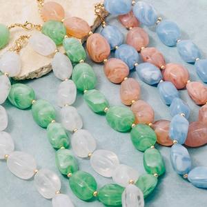 Collar de Cuentas de Resina Ecológicas al por Mayor, Modelo Ángel Hecho a Mano de Alta Calidad para Decoración de Bodas, a Granel desde India - Product Image 2