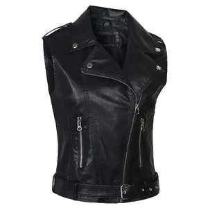 Gilet coupe-vent de meilleure qualité vintage haut de gamme pour hommes Gilet personnalisé en cuir véritable chaud pour l'hiver directement fabricant pakistanais - Product Image 4