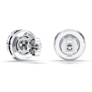 REYES Vente flash Boucles d'oreilles à visser en argent sterling 925 avec diamant de laboratoire rond de 1,42 carat pour femmes Bijoux fins - Product Image 4