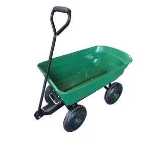 Chariot de stockage de grande capacité Chariot de jardin en polypropylène pur pliable et pratique