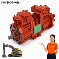 K5V80DT-9N61 14534503 : Pompe à piston principale hydraulique EC160, pièces de rechange pour pompe principale d'excavatrice haute pression