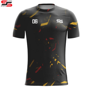 Jersey de fútbol con logotipo de patrocinador bordado personalizado de alta calidad, uniforme deportivo, camiseta de fútbol clásica por sublimación para adultos y niños - Product Image 1