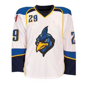 Camisetas de Hockey sobre Hielo Deportivas Impresas y Transpirables de la Mejor Calidad Superior al por Mayor, para Todos los Equipos, Personalizables con Tela Tackle Twill - Product Image 1