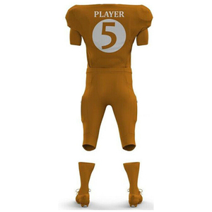 Chemises d'équipe de sport respirantes pour jeunes professionnels, ensemble d'options de grande taille comprenant des hauts maillot de football américain - Product Image 6