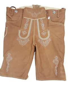 Vêtements Bavarois 2025 – Short Lederhosen Traditionnel pour Homme, Motif Uni, Décontracté, Anti-Plis, Écologique, Personnalisable - Product Image 3