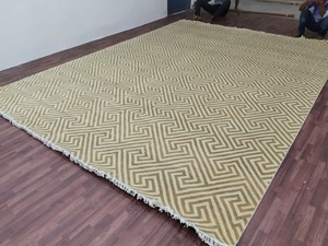 พรมปูพื้นเปอร์เซียแบบถักมือสุดหรูพรมขนสัตว์ดีไซน์เนอร์พรมทรงเรขาคณิตทรงตะวันออกสำหรับบ้านสมัยใหม่ - Product Image 2