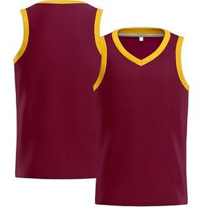 Maillot de basket-ball en maille vintage classique vêtements de sport respirants pour Streetwear et jeux décontractés tissu durable et doux - Product Image 5