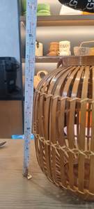 Lanterne en bambou vintage en osier - Product Image 2