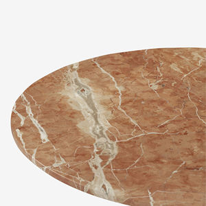 Home <b>Furniture</b> <b>Dining</b> Table for <b>Dining</b> <b>Room</b> Restaurant Teak Wood With Mable Material Wooden Table - Adara - Product Image 2