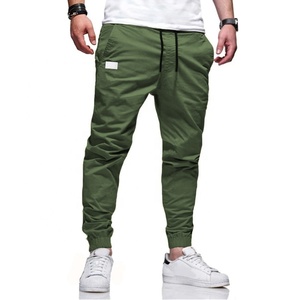 Venta al por mayor de los hombres Fitness Cardio Jogging apilados pantalones de trabajo negro Cargo Pantalones de secado rápido personalizado Running Joggers en blanco Pantalones de chándal - Product Image 4