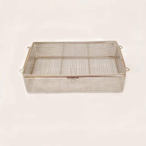 Cassette de esterilización de malla para instrumentos dentales 10 instrumentos quirúrgicos Amrid - Product Image 1