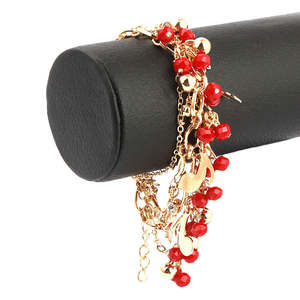 Women's <b>Bracelet</b> - <b>Red</b> - Product Image 1