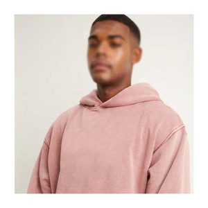 Sudadera con capucha para hombre, superventas, calidad premium, bajo MOQ, lavado ácido, OEM 100% algodón, logotipo personalizado - Product Image 5