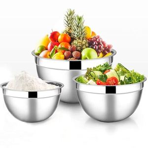 Bol à salade en acier inoxydable de qualité supérieure stockage de fruits et légumes en métal prix de gros vente d'outils de cuisine - Product Image 6