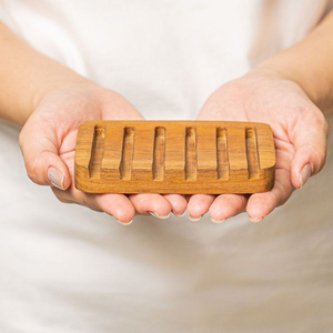 Porte-savon en bois de pin artisanal de style religieux, porte-savon poli pour la maison et l'hôtellerie, pour la décoration de la salle de bain - Product Image 5