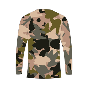 Camiseta de manga larga con camuflaje forestal sublimado personalizado para hombre, para caza, pesca, atletismo, Trackstar OEM, marca privada TSI-G05-P0780 - Product Image 3