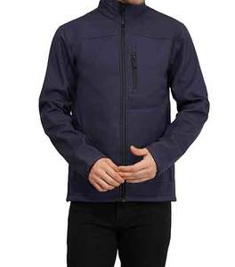 Logo personnalisé couleur marine Softshell Veste Hommes Blanc Camping En Plein Air Chasse Chaud Imperméable Vestes D'hiver pour hommes - Product Image 4