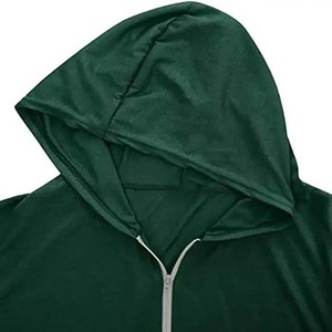 Nuevo estilo de alta calidad Unisex Full-Zip ligero primavera 2025 Material de Color personalizado precio barato 100% algodón hombres sudaderas con capucha básicas - Product Image 5